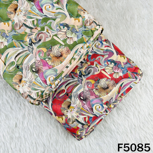Digital Print Shimmer Cotton Fabric-F5085